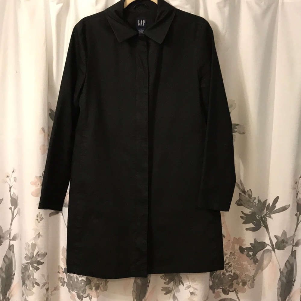 Black trench coat